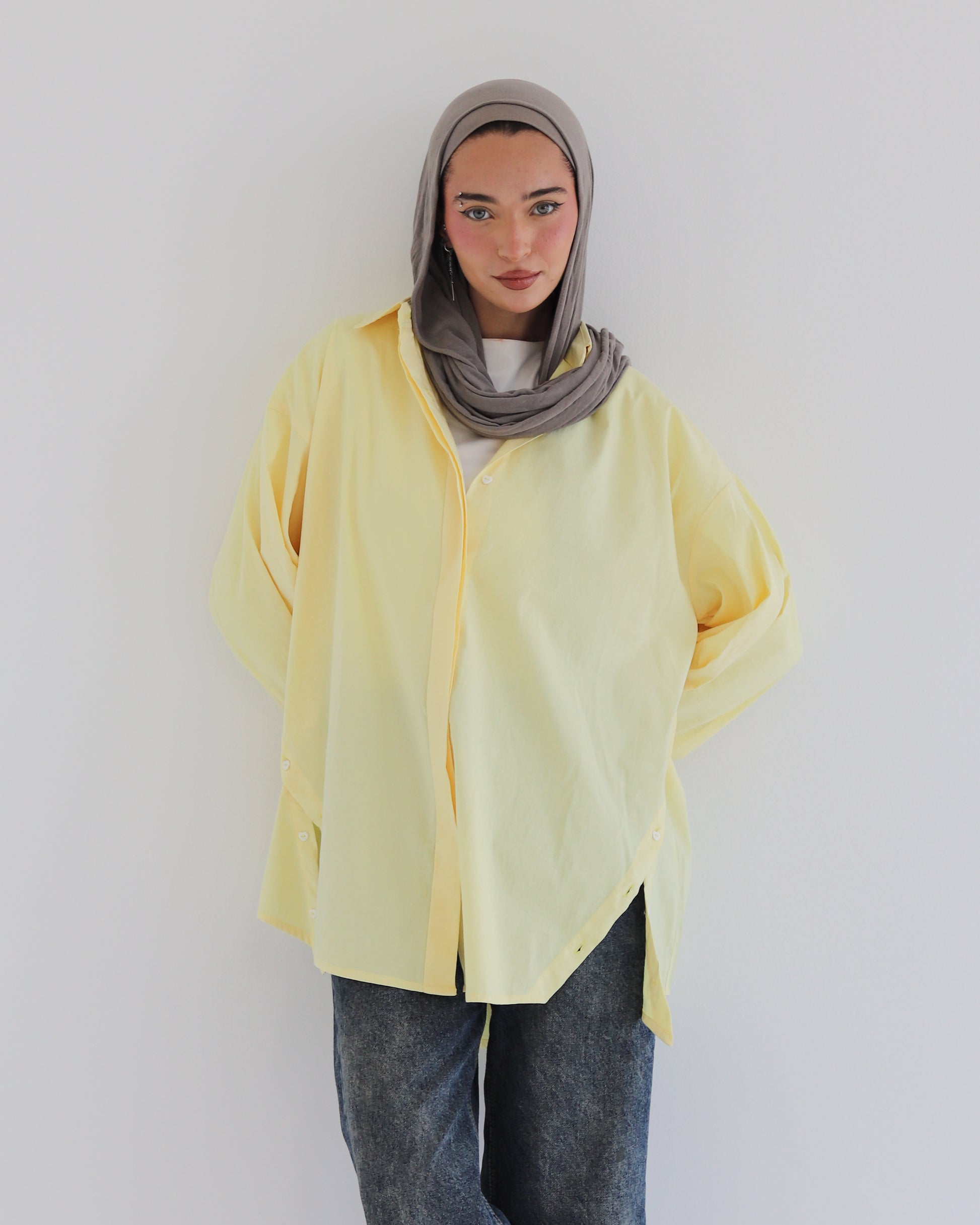 Urban Poplin Shirt - Yellow