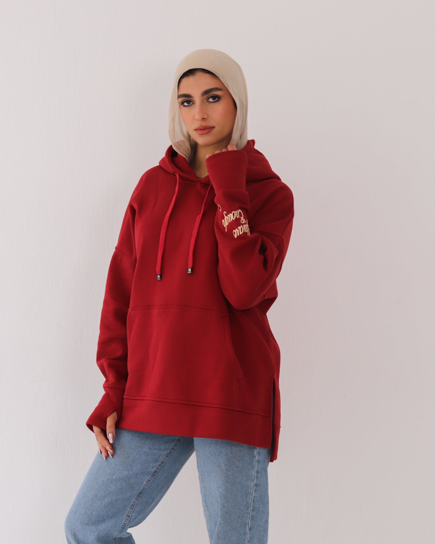 Timeless Fit Hoodie - Warmy Red