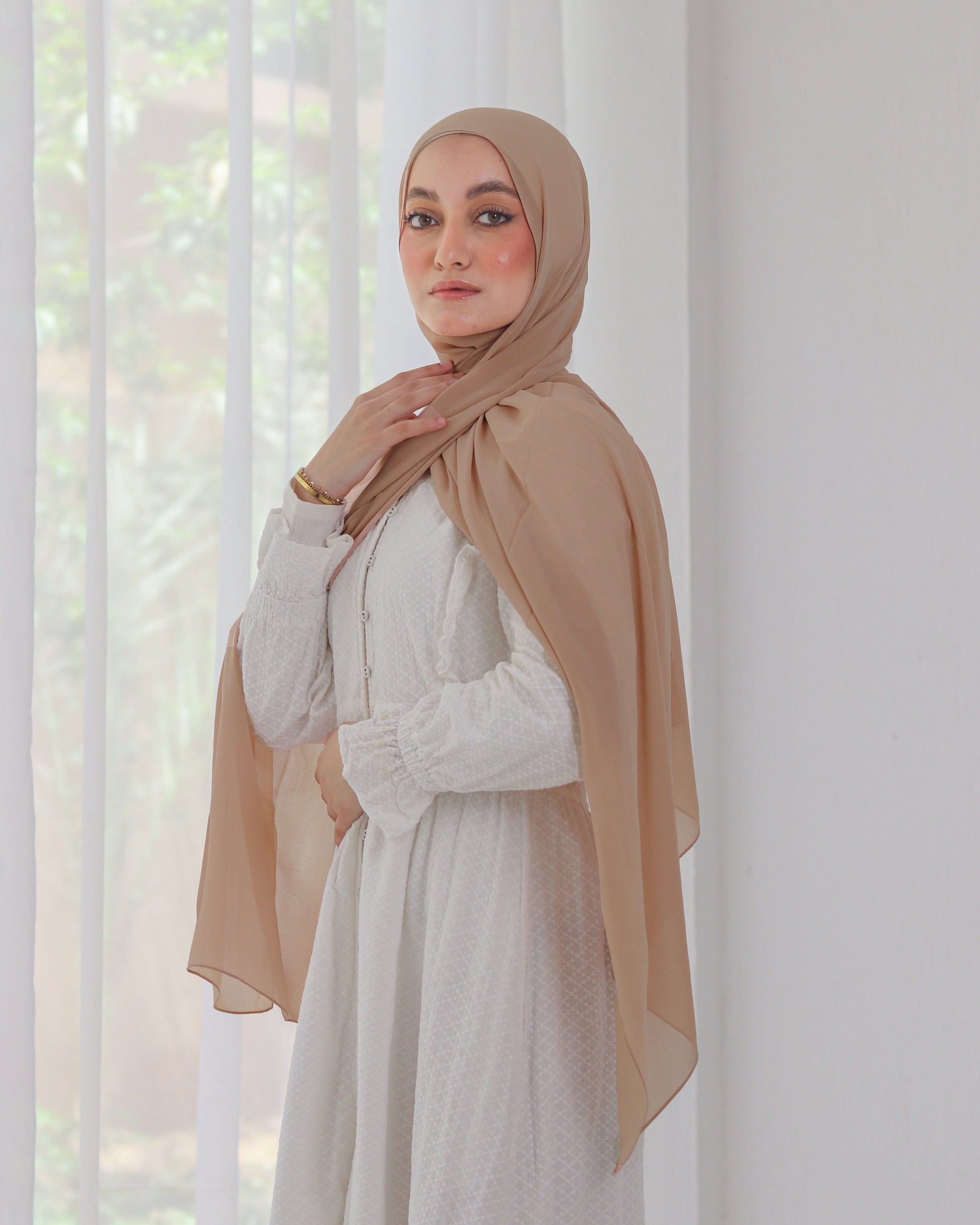 esh-esh 11 Premium Brown Hijab