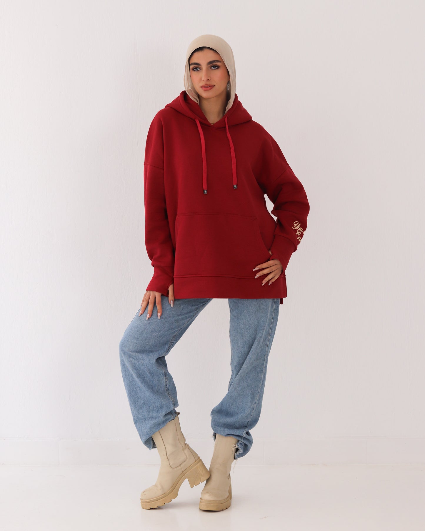 Timeless Fit Hoodie - Warmy Red