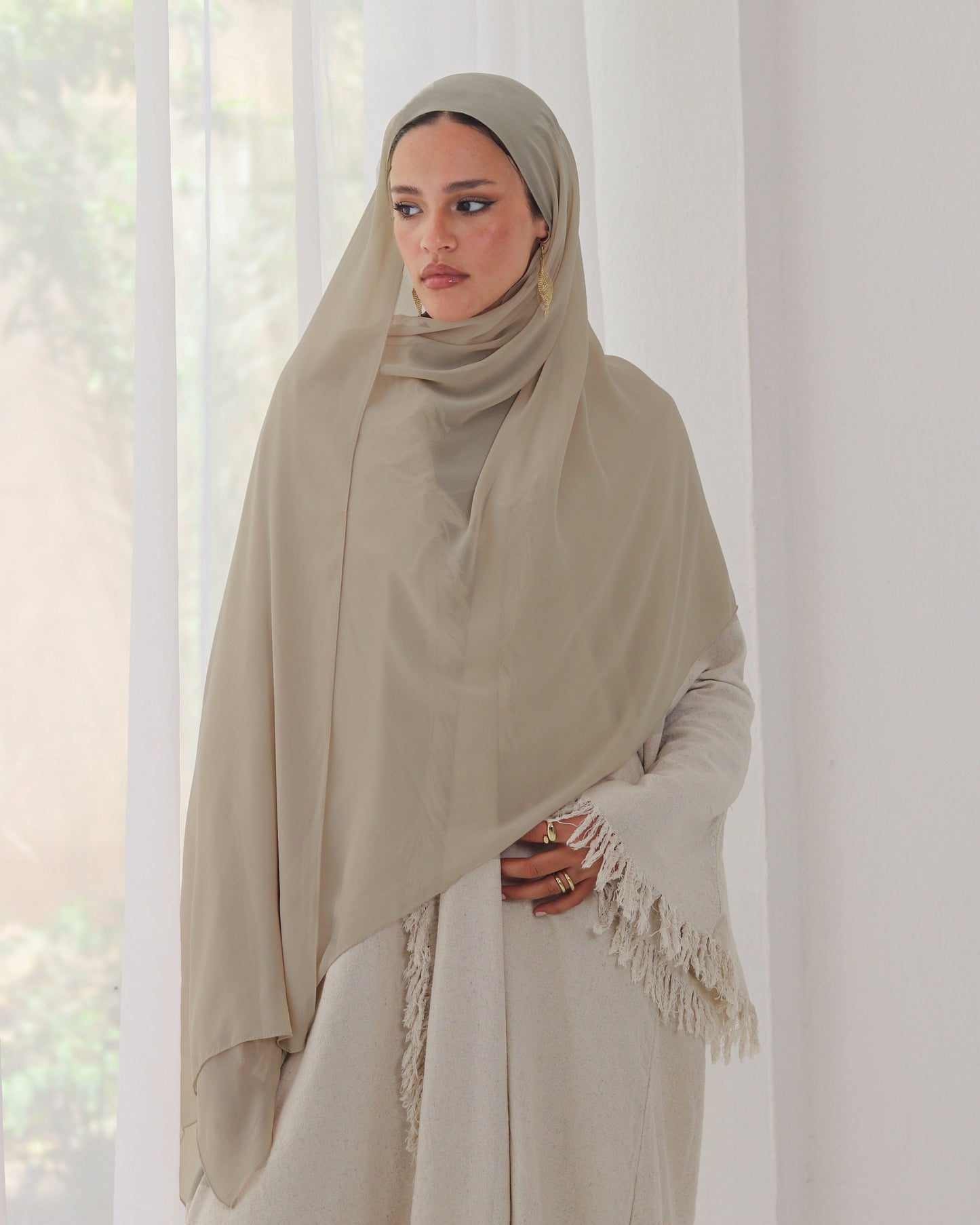 esh-esh 13 Premium Brown Hijab