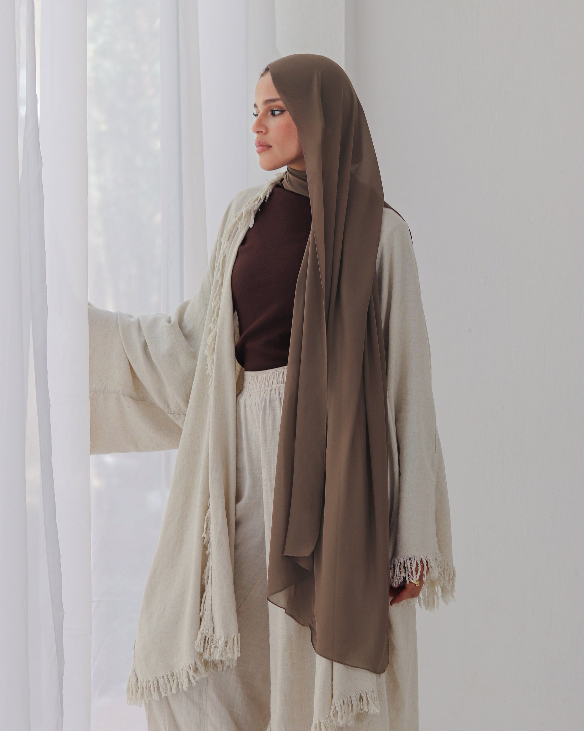 esh-esh 16 Premium Brown Hijab