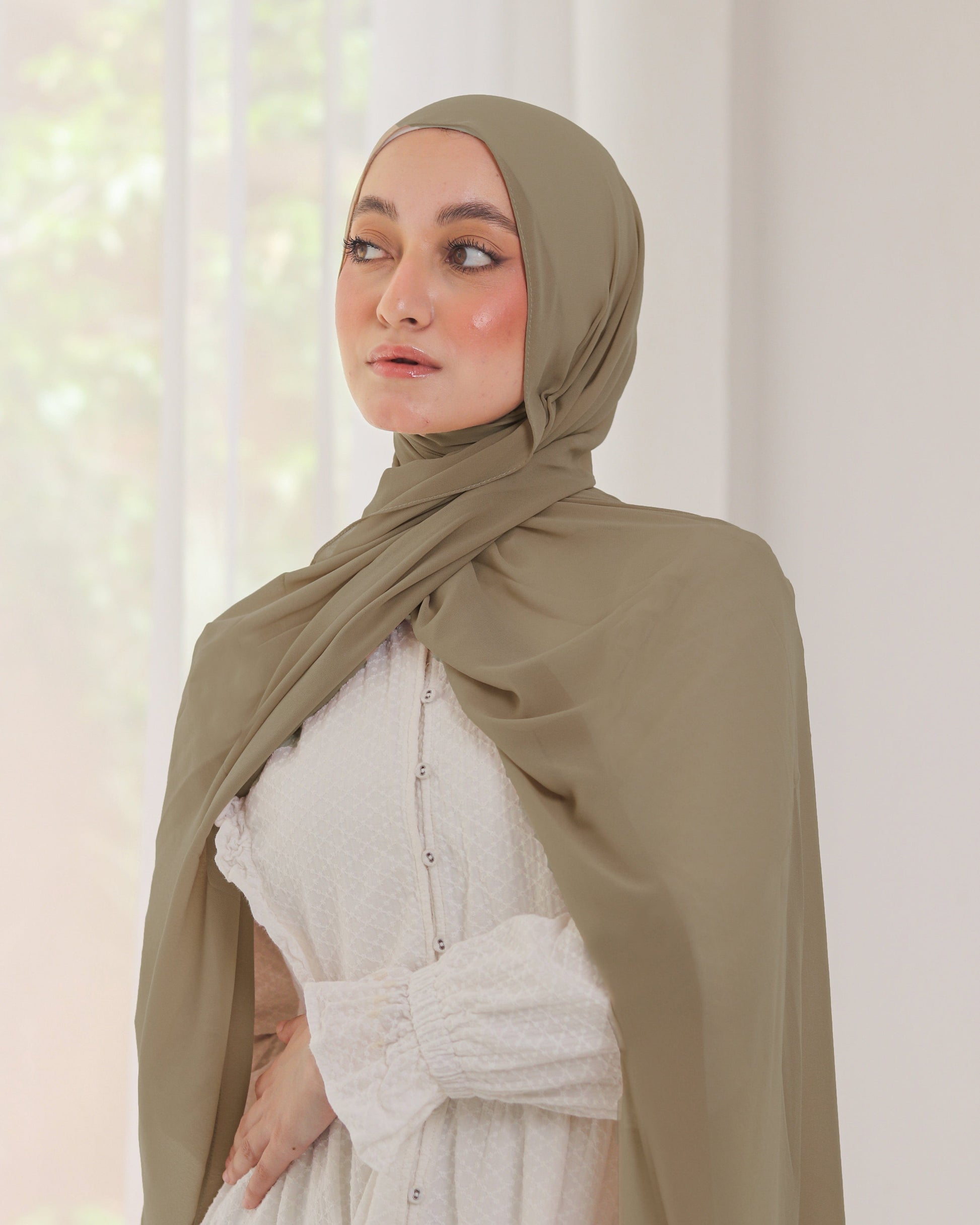 esh-esh 2 Premium Brown Hijab