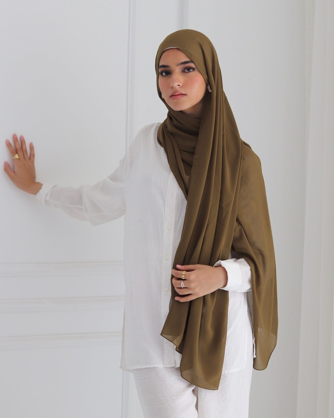 esh-esh 27 Premium Brown Hijab