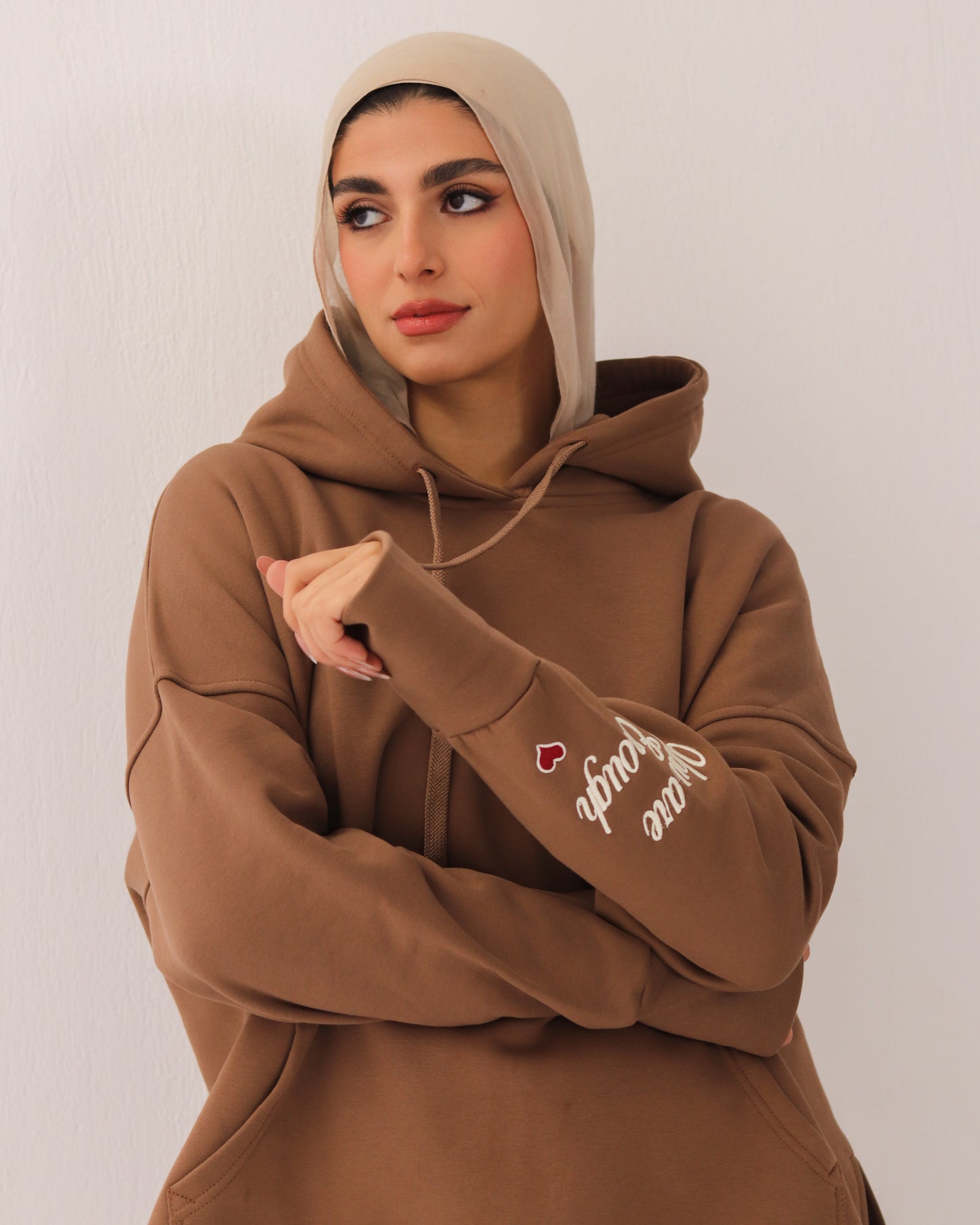 Timeless Fit Hoodie - Cafe