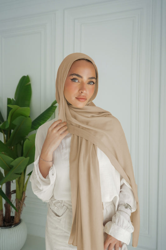 Modal Hijab - Sand Beige