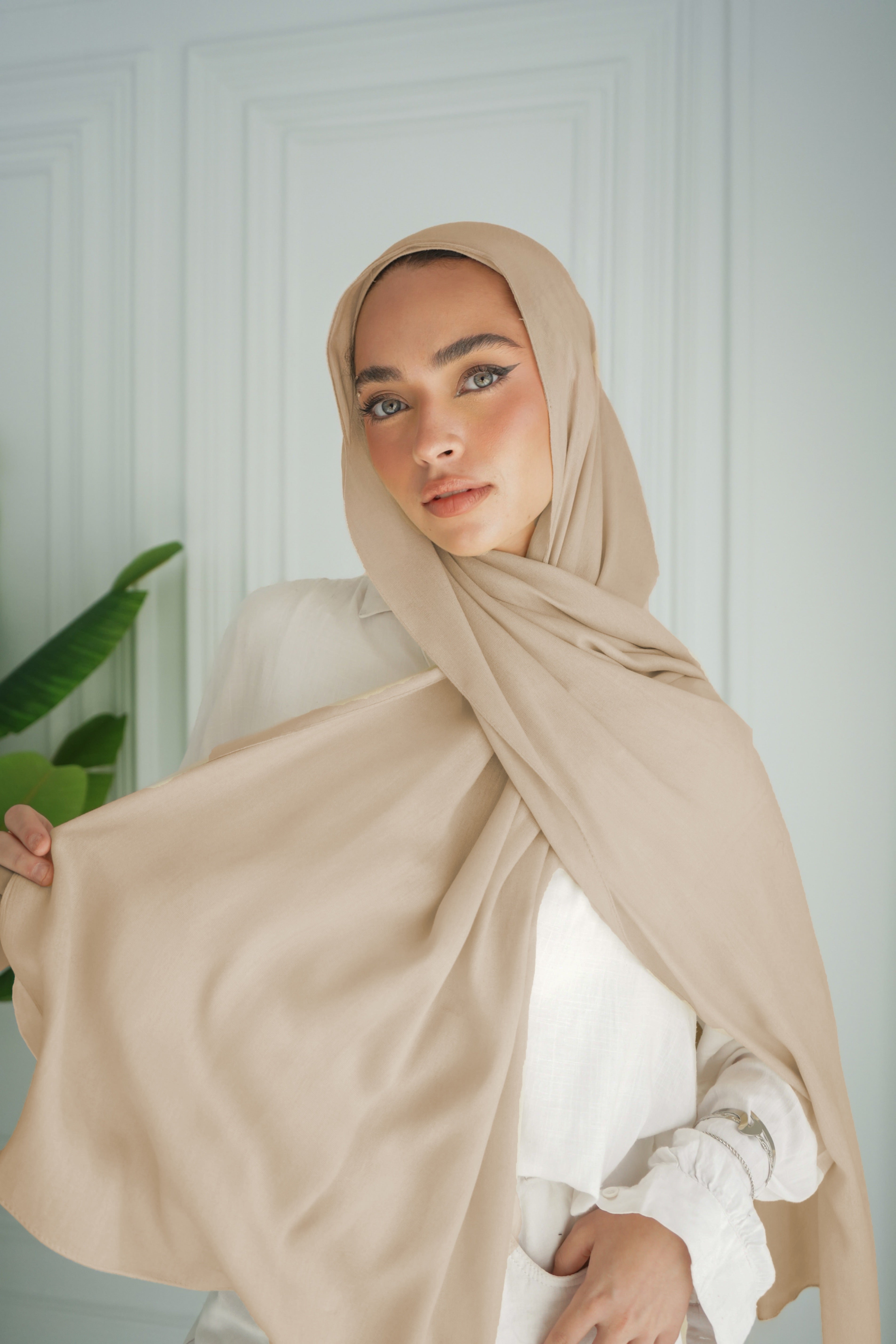 Modal Hijab - Sand Beige
