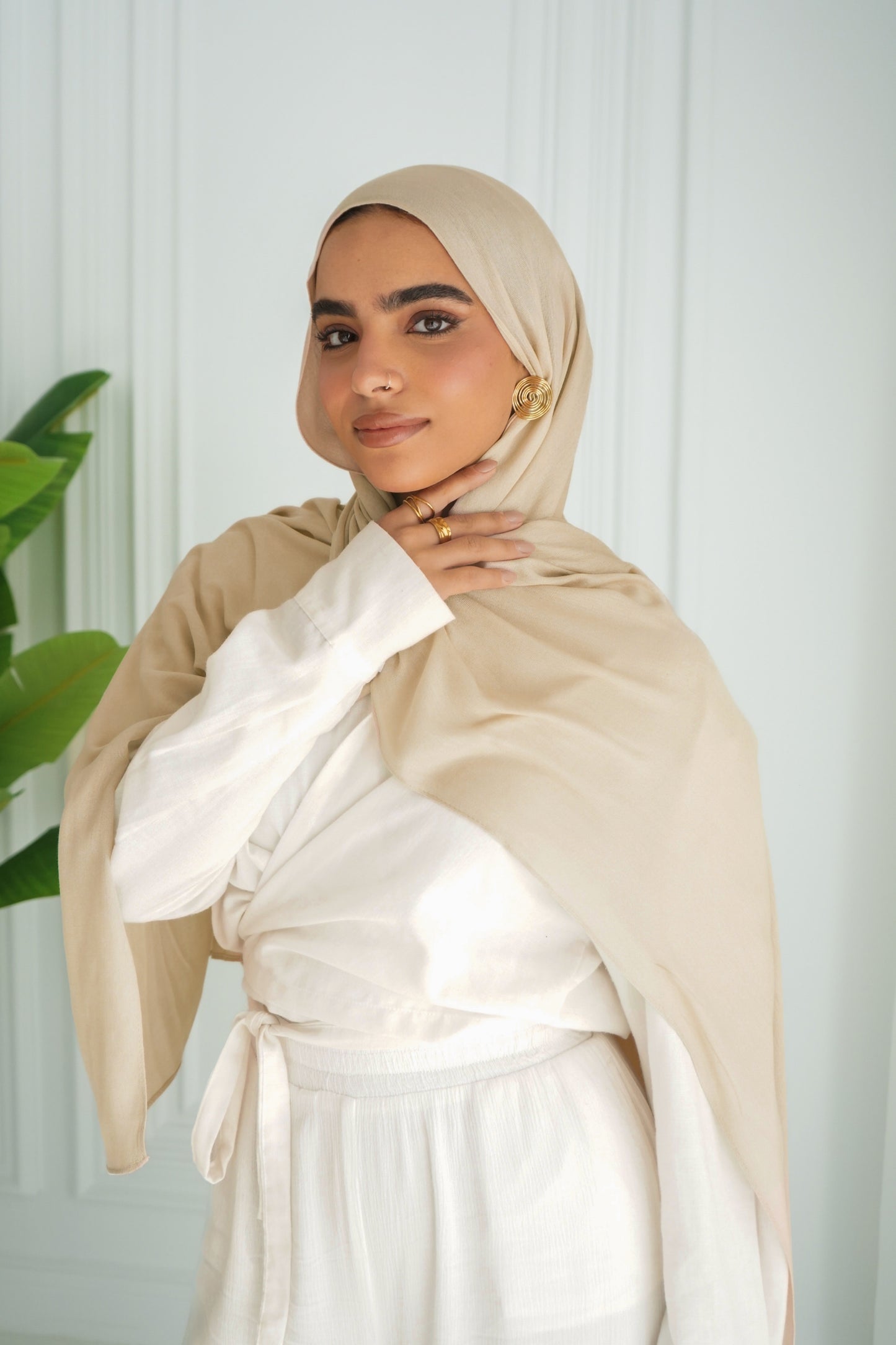 Modal Hijab - Latte