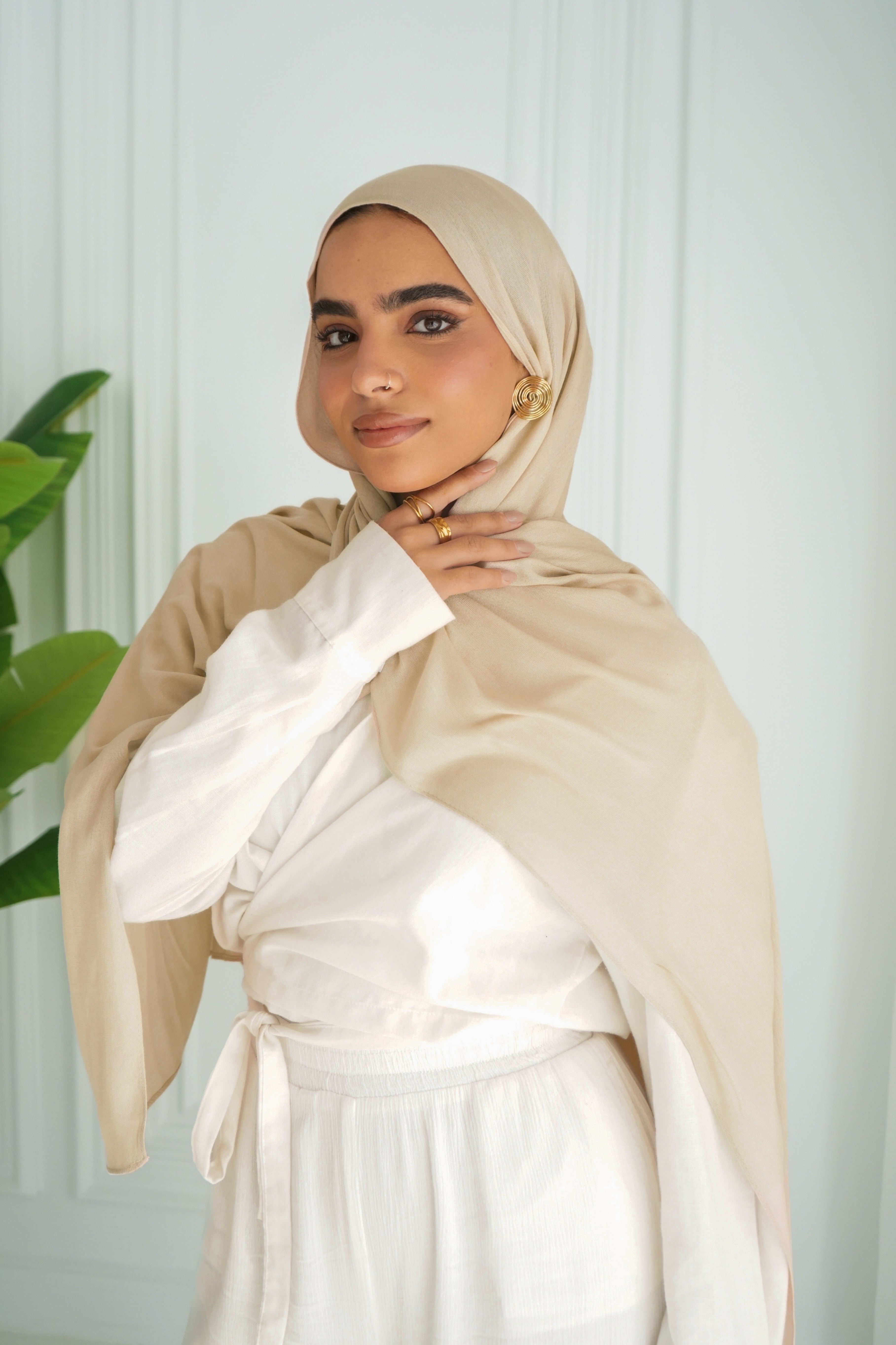 Modal Hijab - Latte