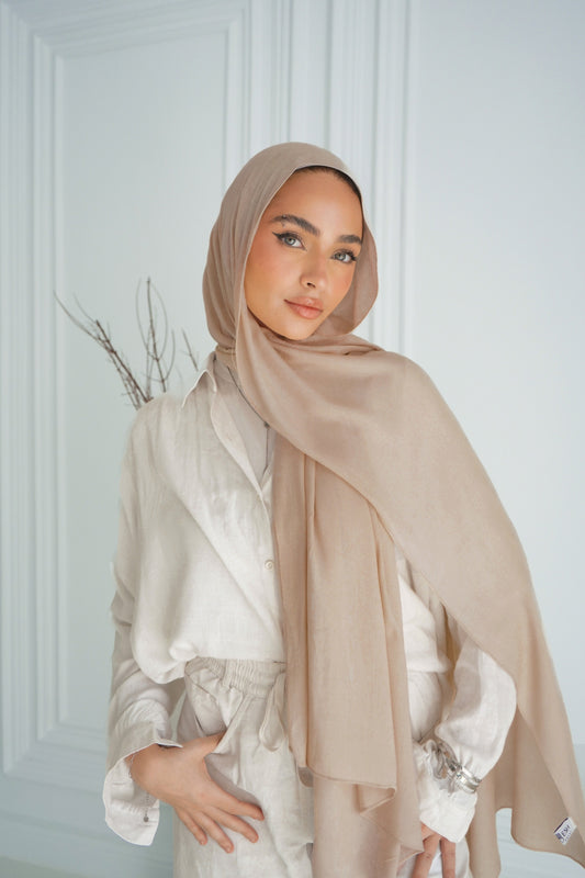 Modal Hijab - Out Beige