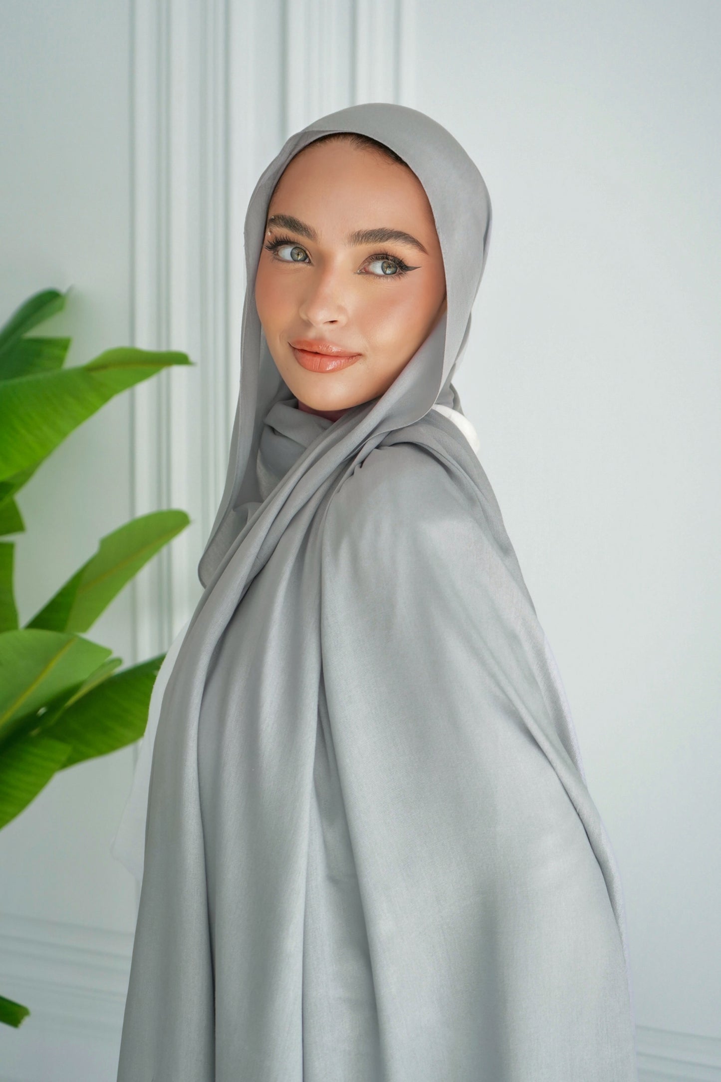 Modal Hijab - Grey