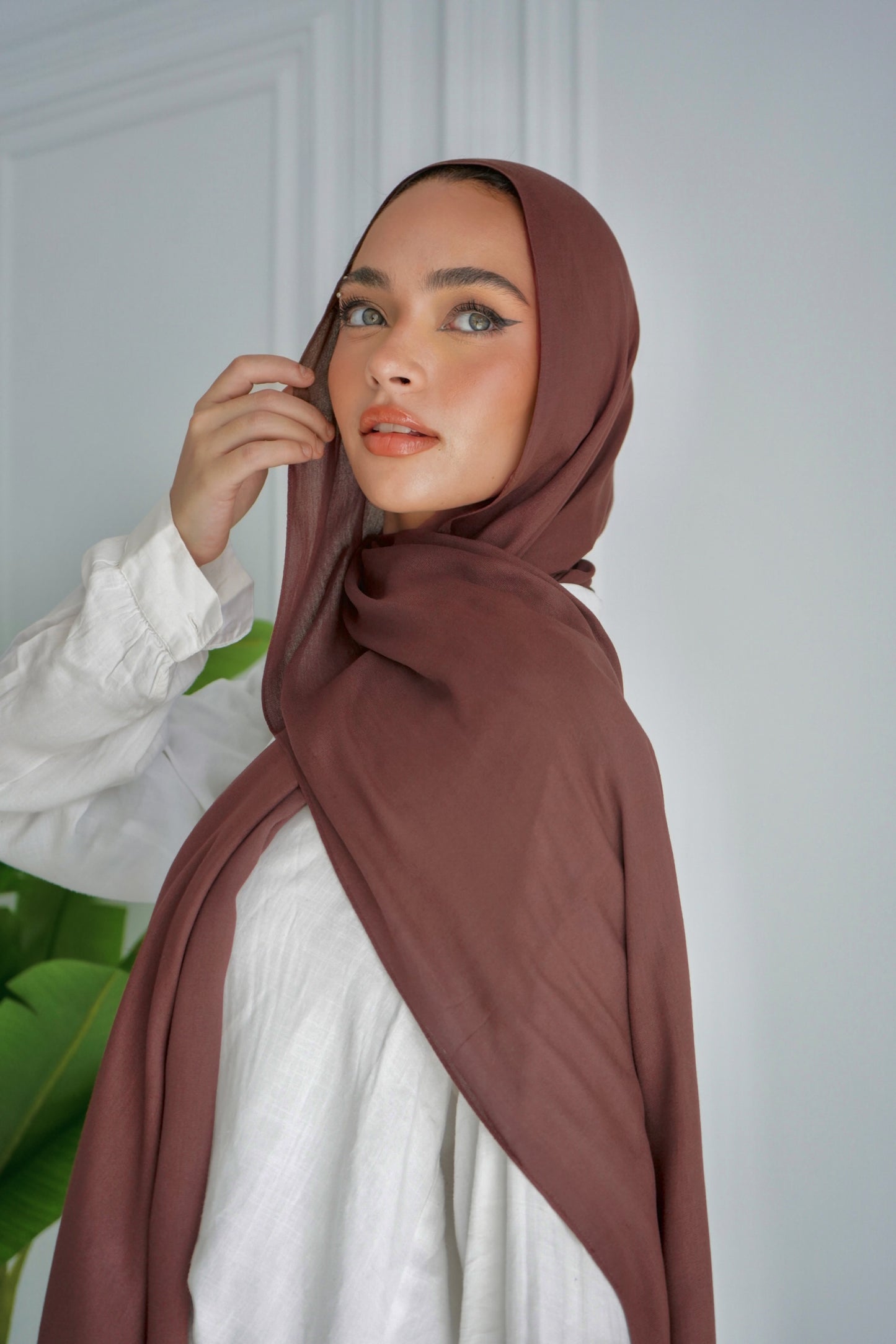 Modal Hijab - Brown