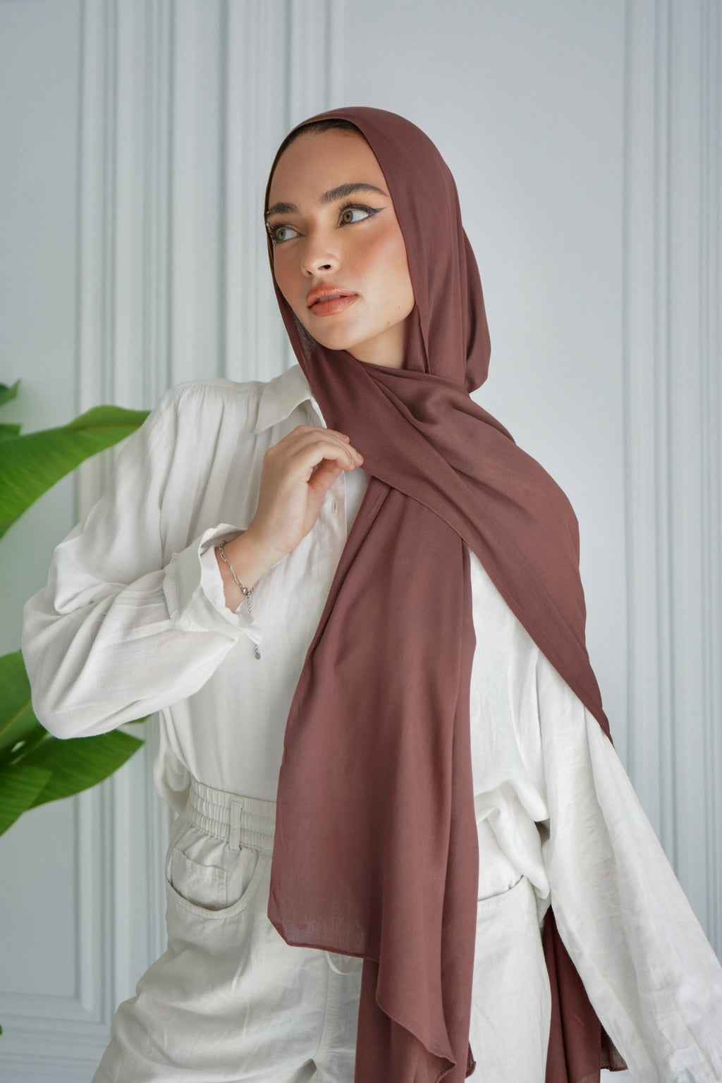 Modal Hijab - Brown