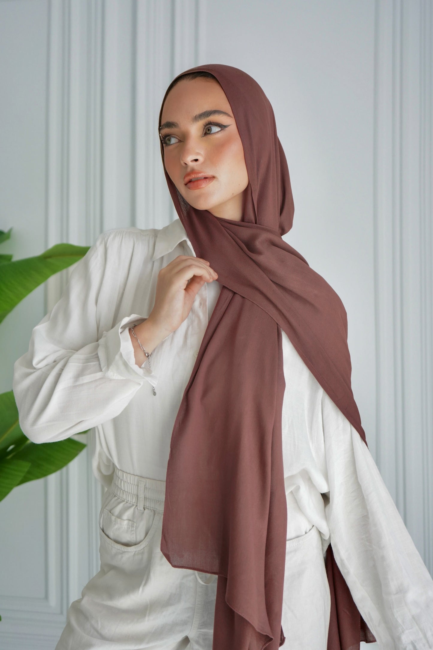 Modal Hijab - Brown