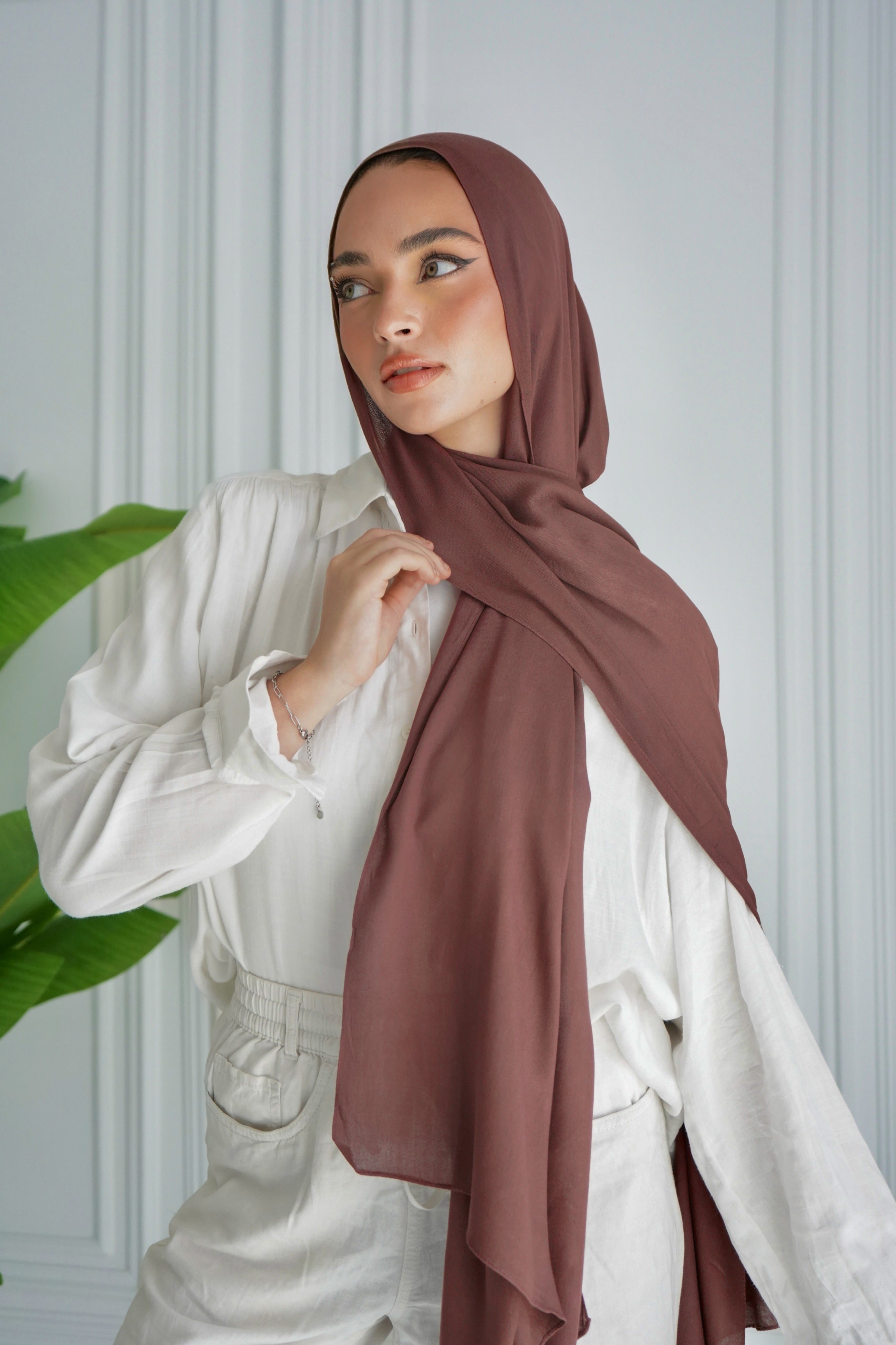 Modal Hijab - Brown