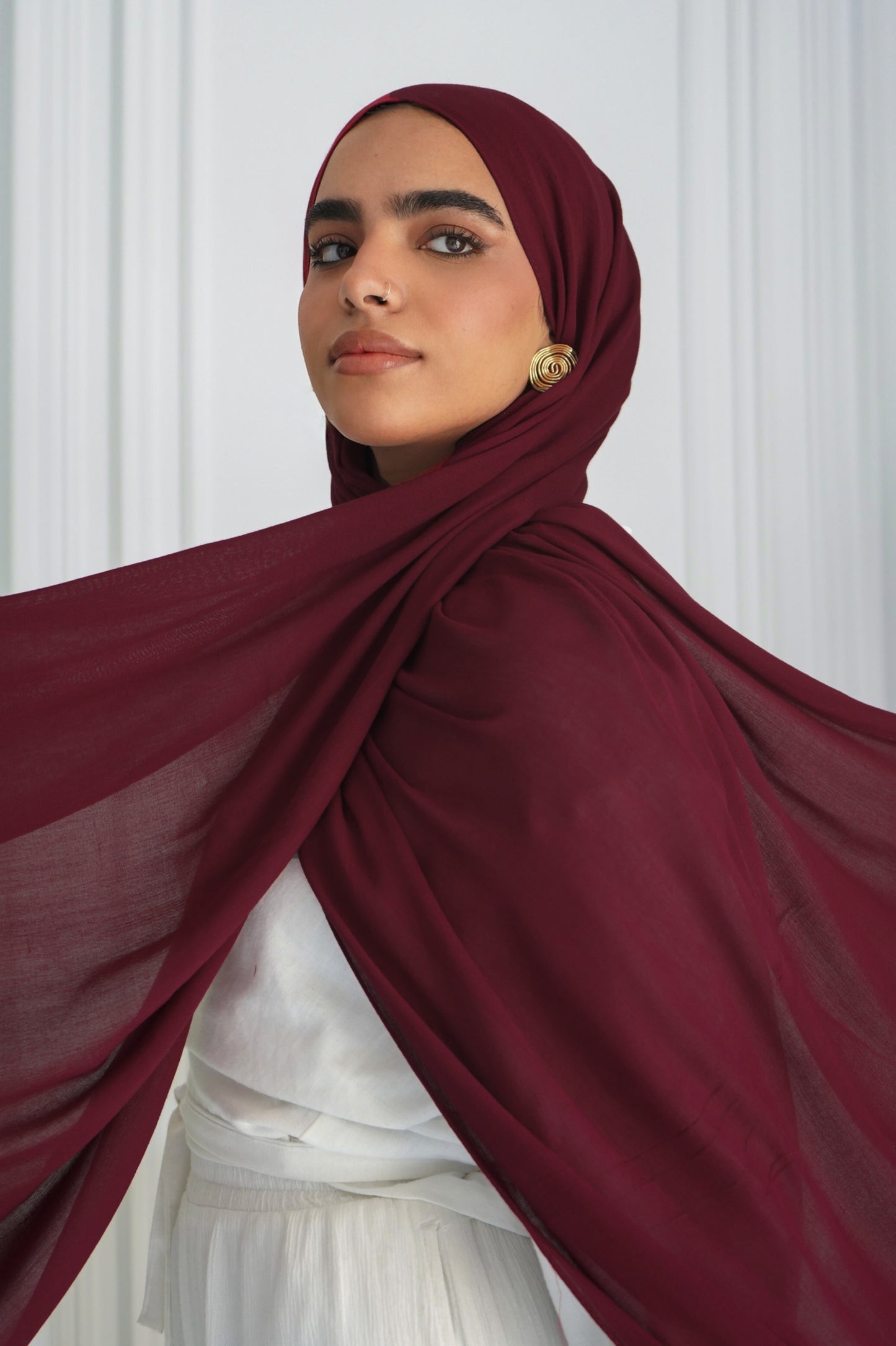 Modal Hijab - Maroon