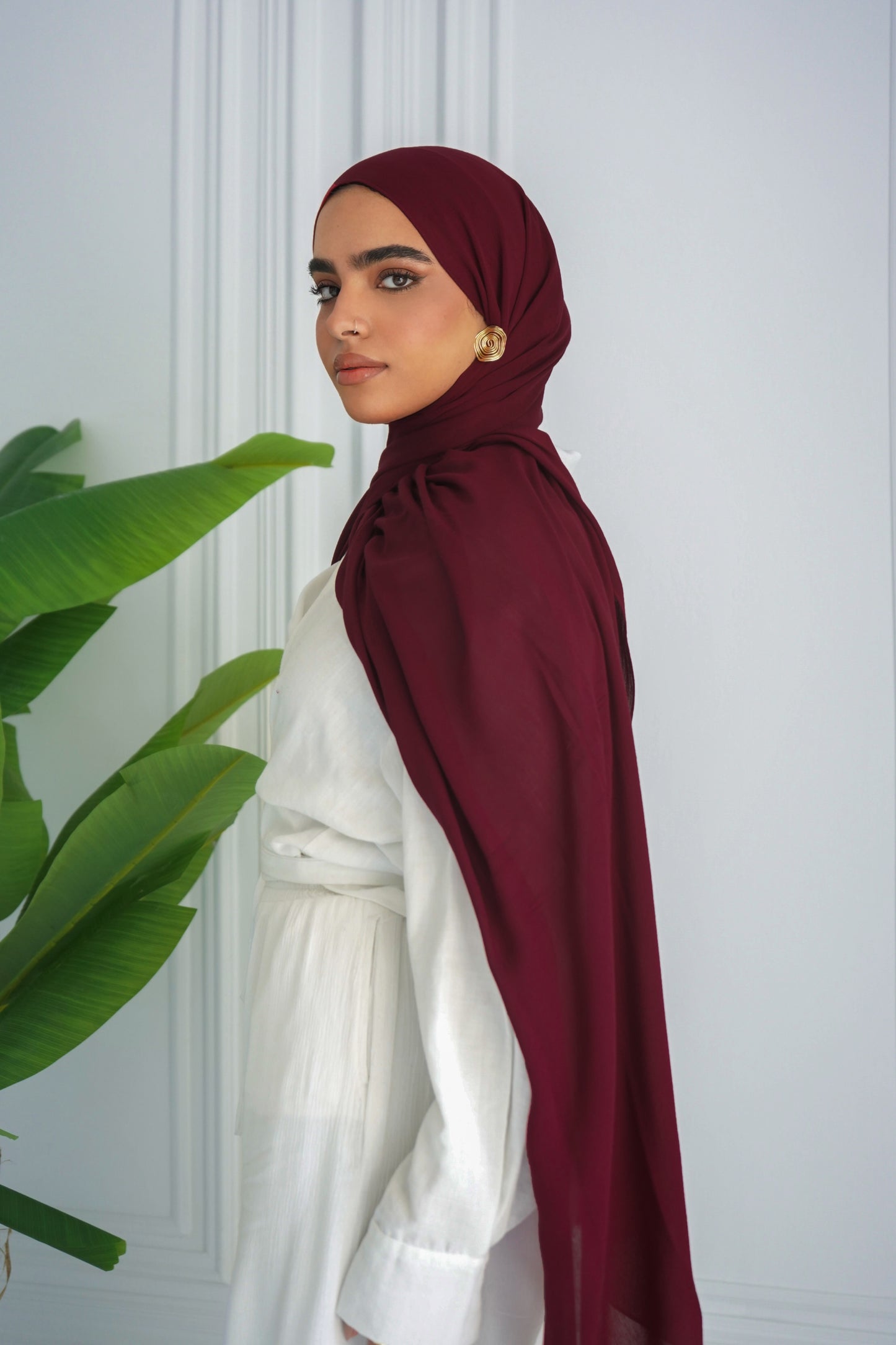 Modal Hijab - Maroon