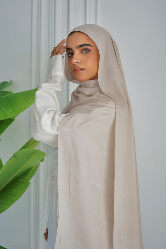 Modal Hijab - Nude