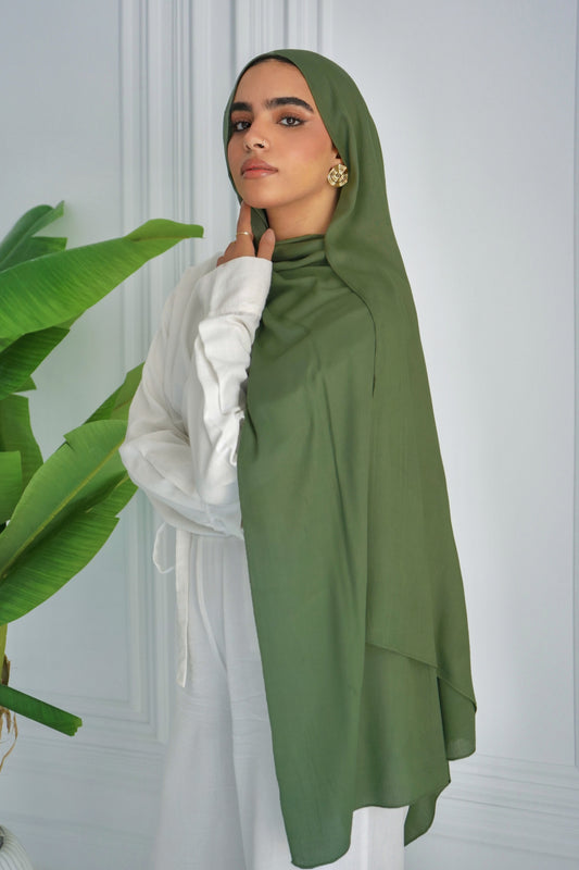 Modal Hijab - Olive