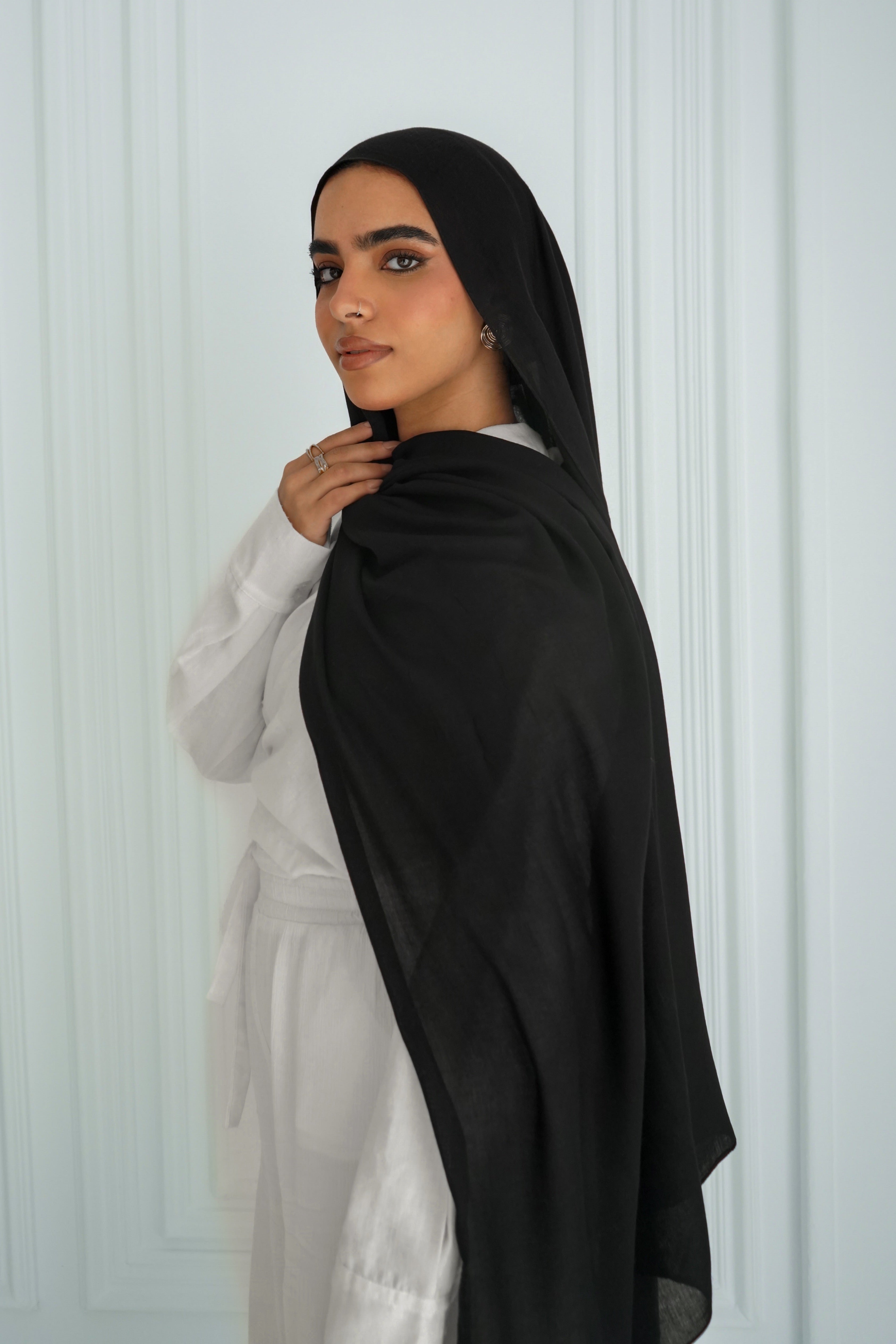 Modal Hijab - Black