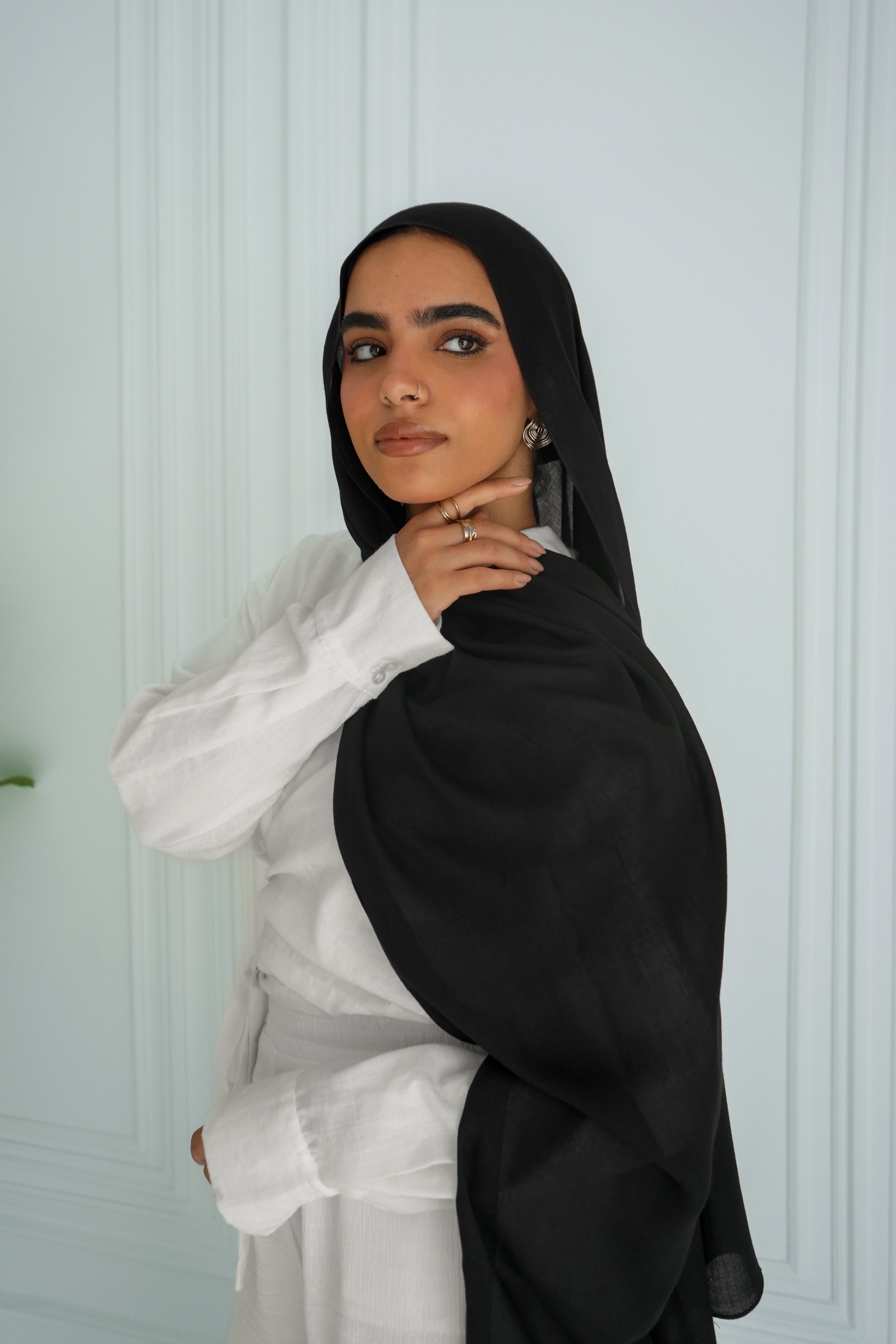 Modal Hijab - Black