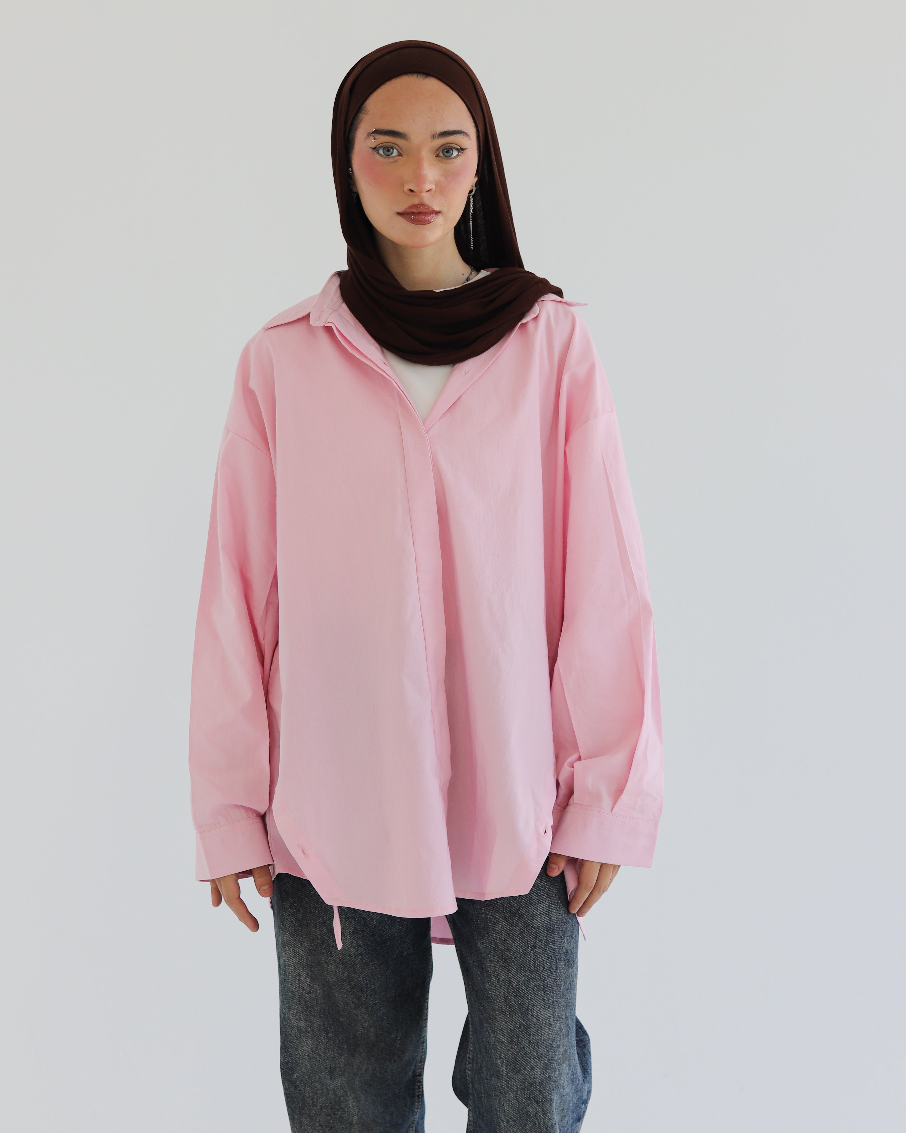 Urban Poplin Shirt - Pink