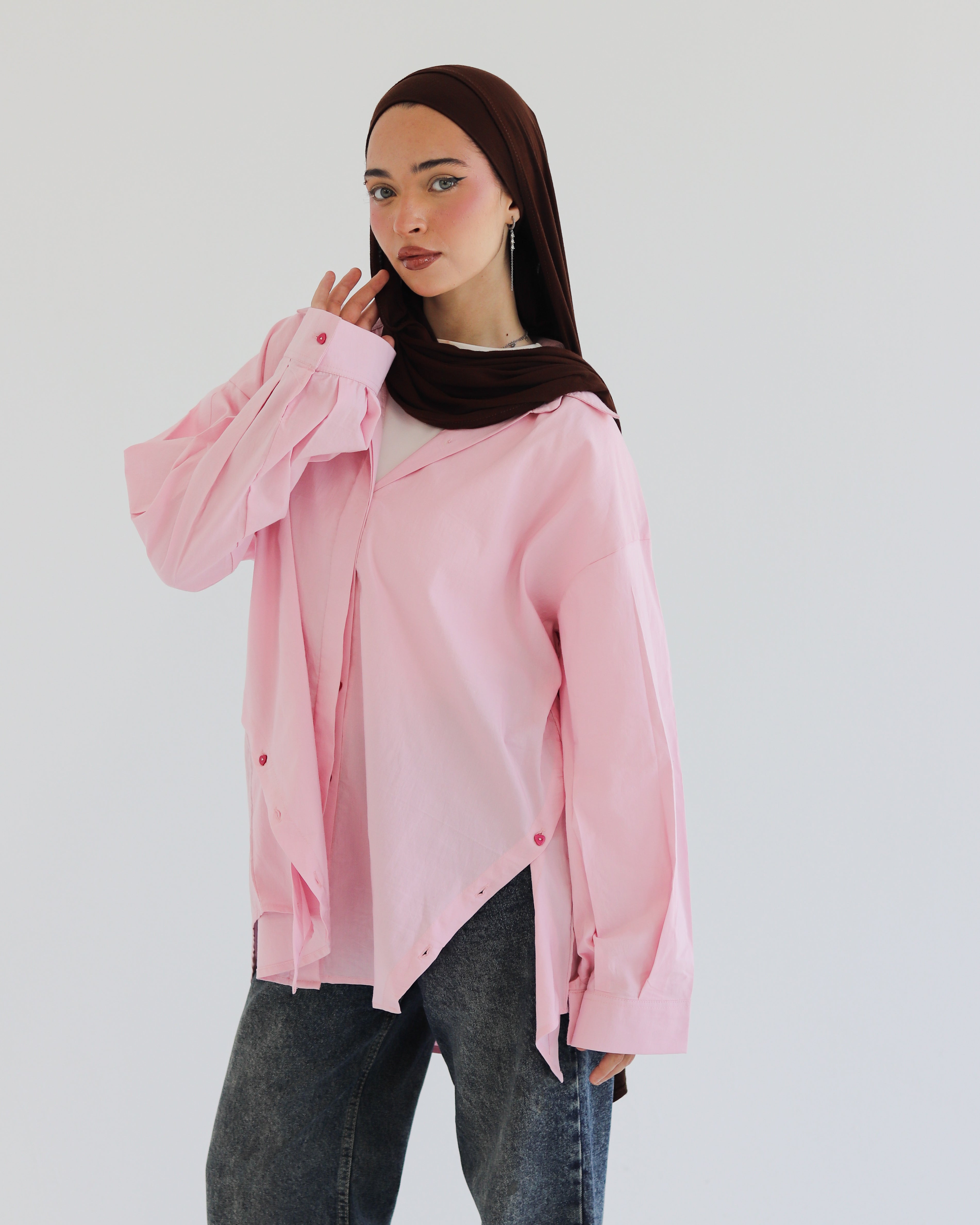 Urban Poplin Shirt - Pink