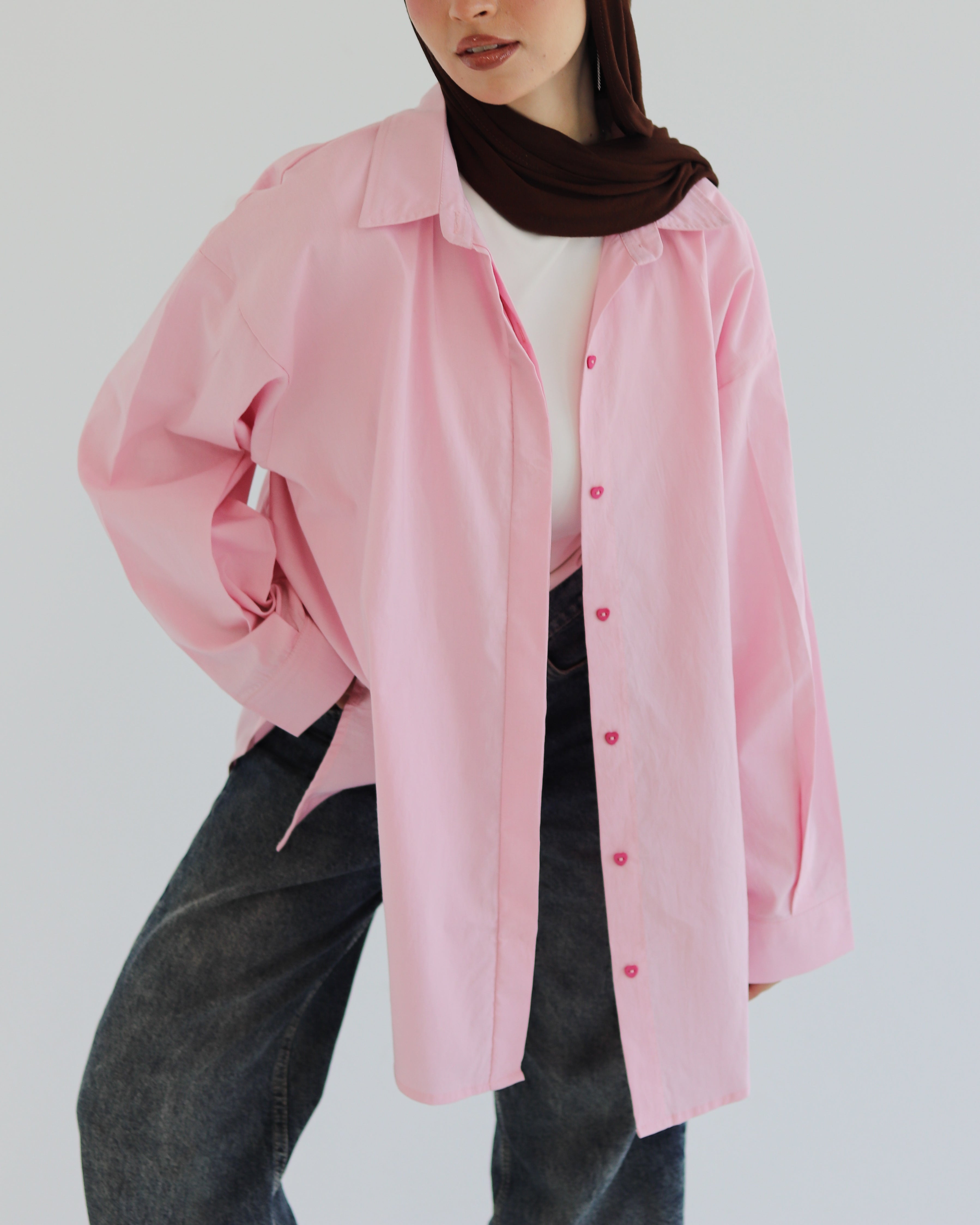 Urban Poplin Shirt - Pink