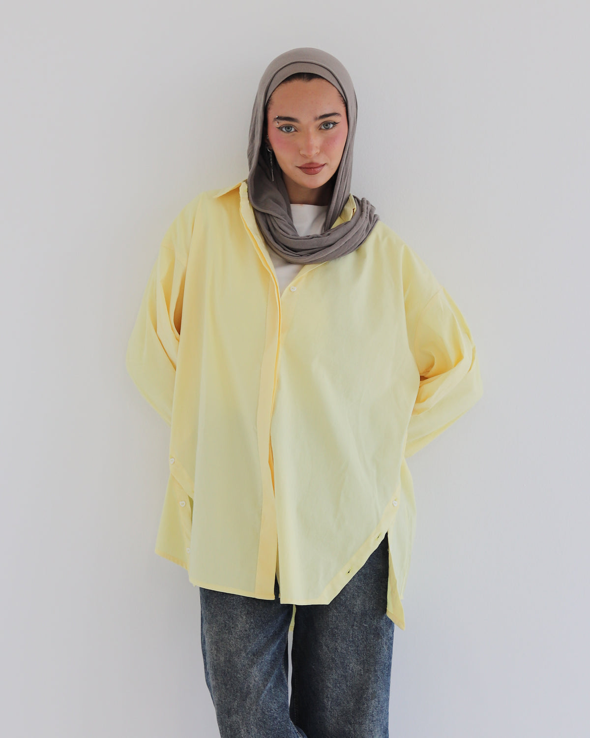Urban Poplin Shirt - Yellow