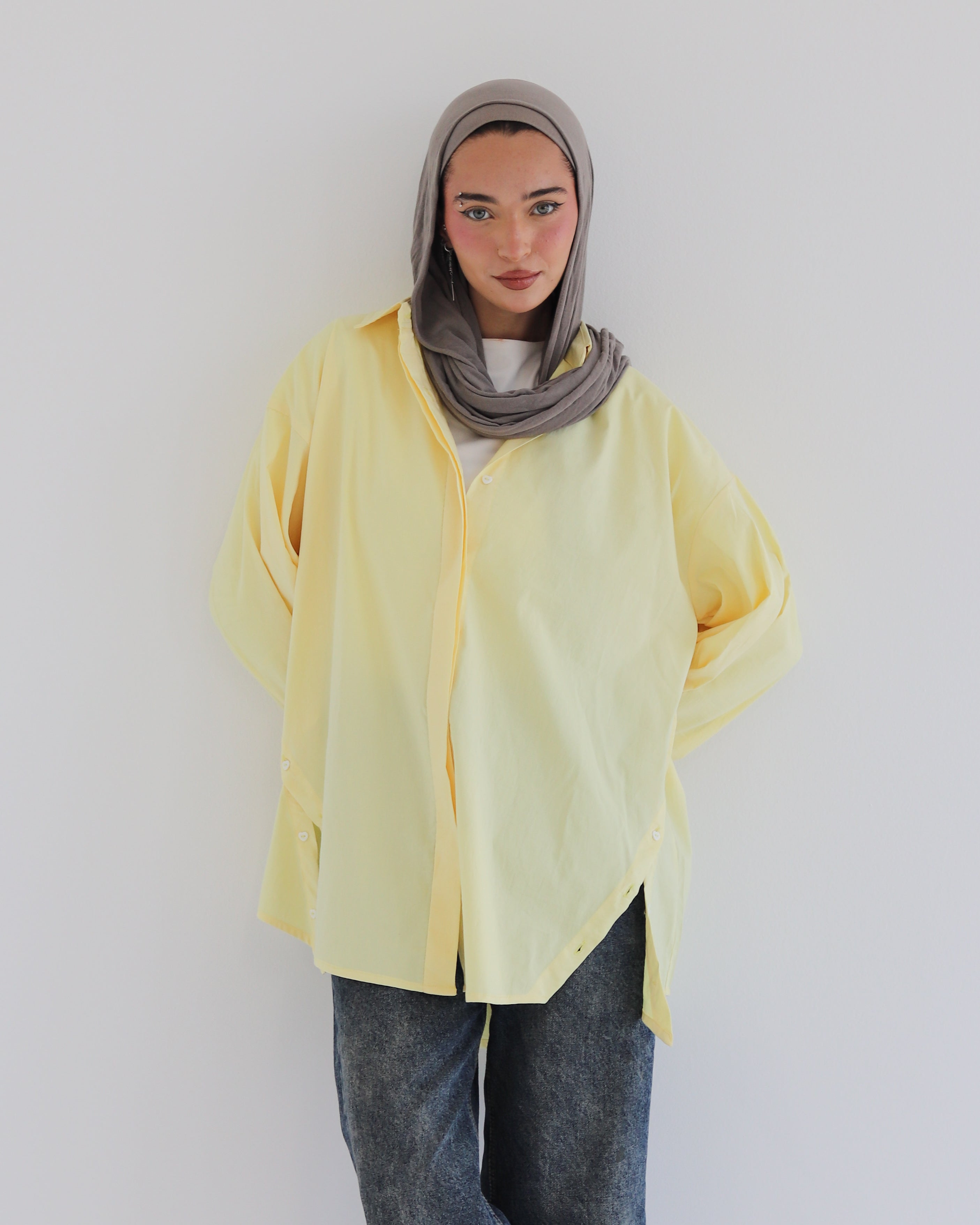 Urban Poplin Shirt - Yellow