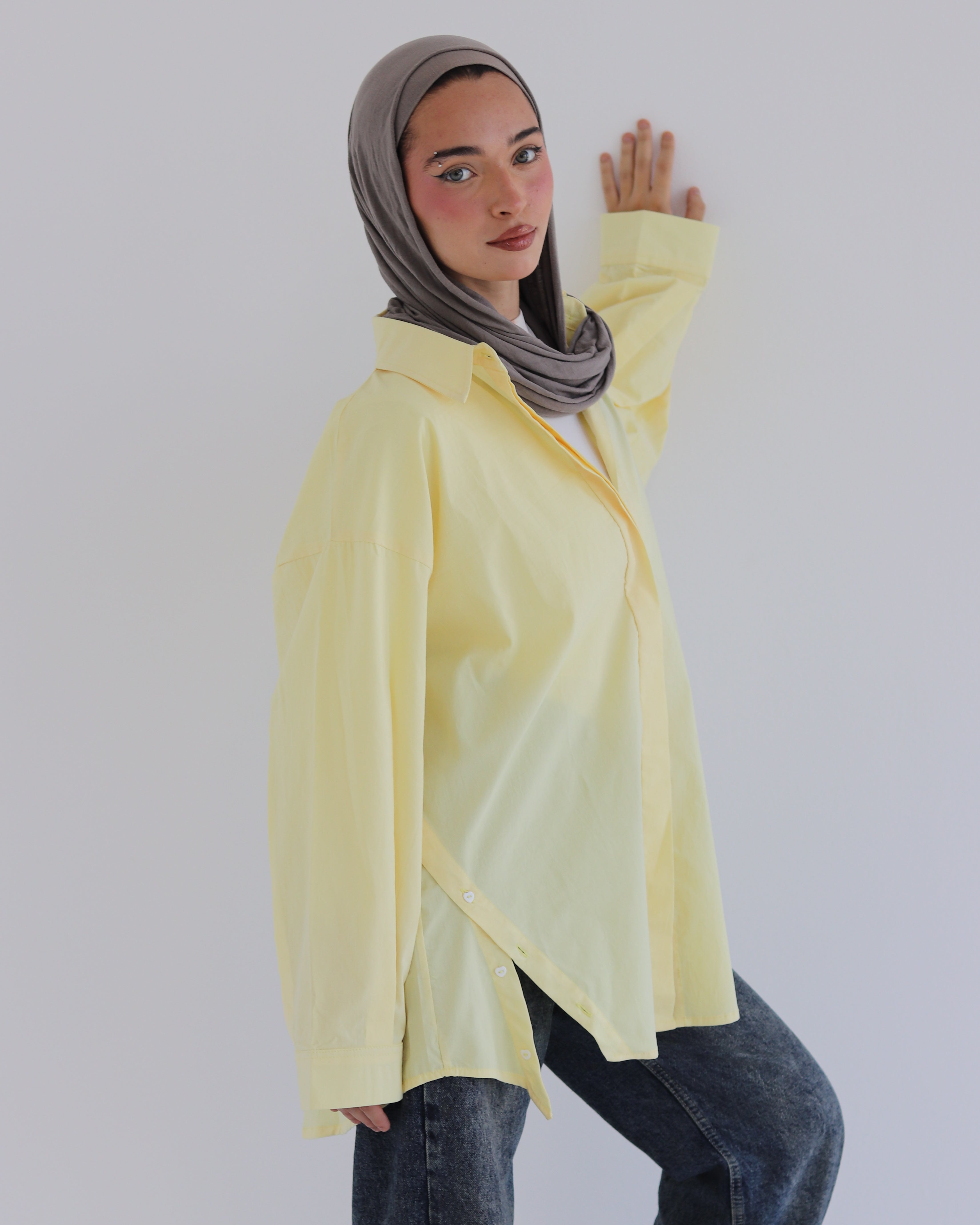 Urban Poplin Shirt - Yellow