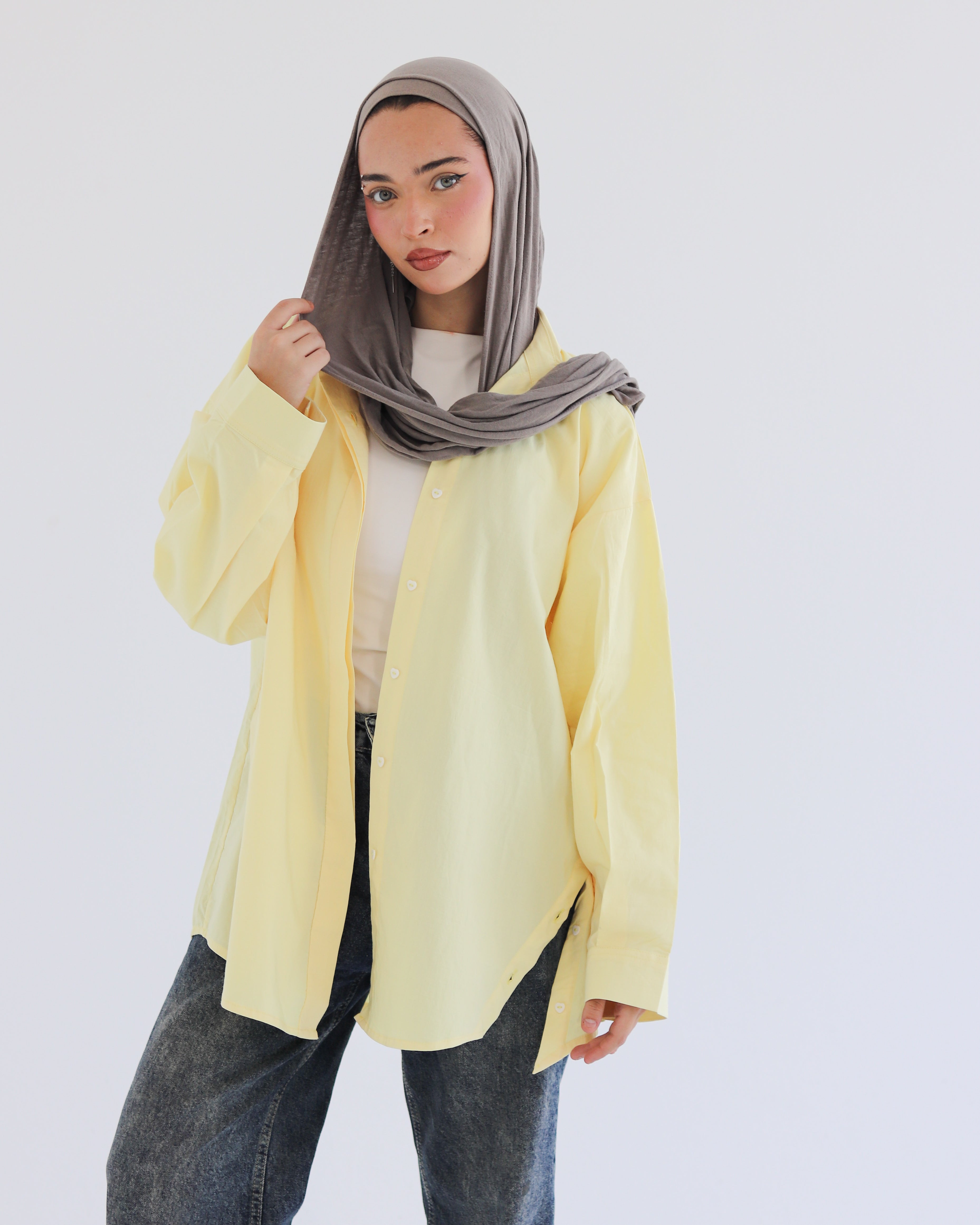 Urban Poplin Shirt - Yellow