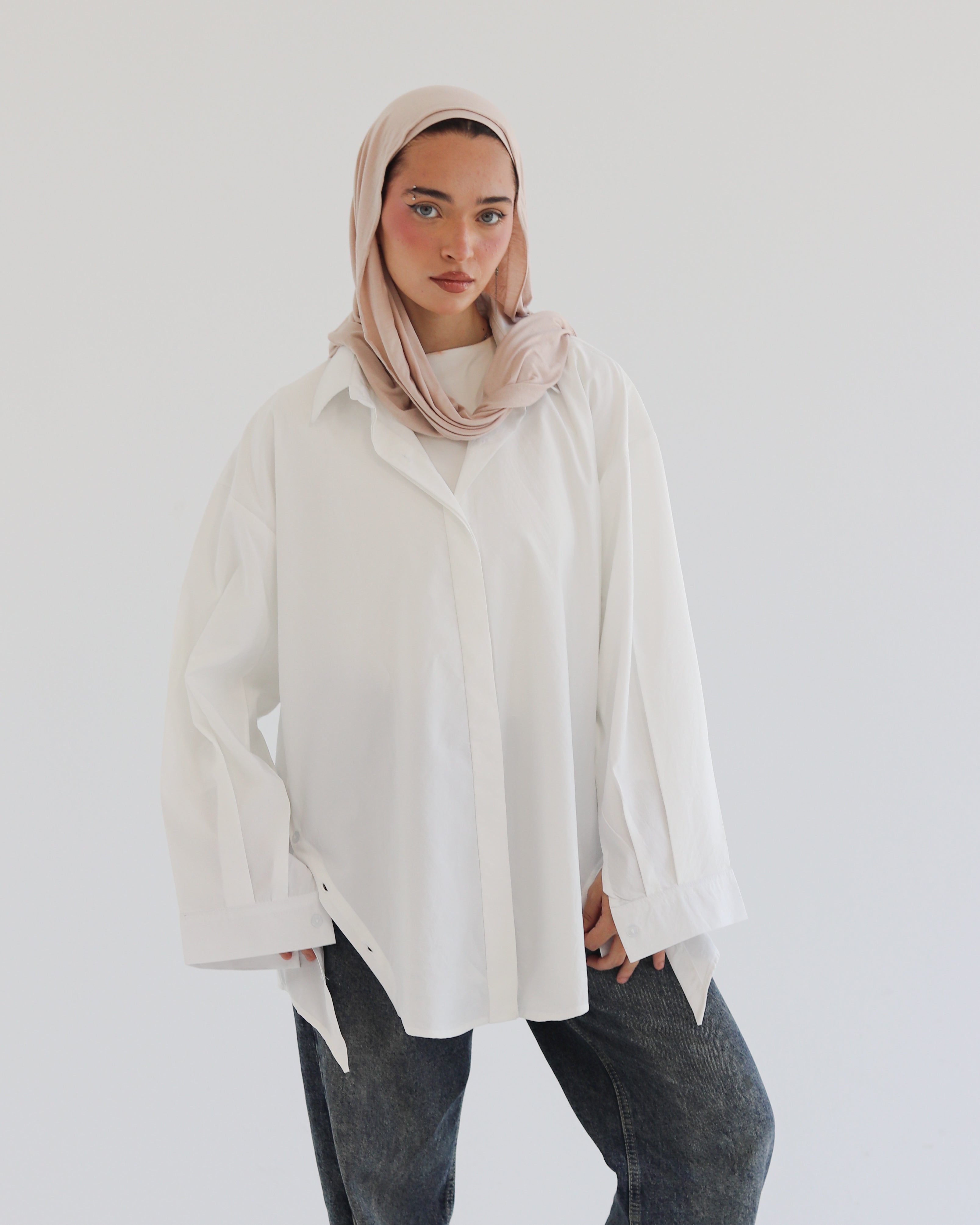 Urban Poplin Shirt - White