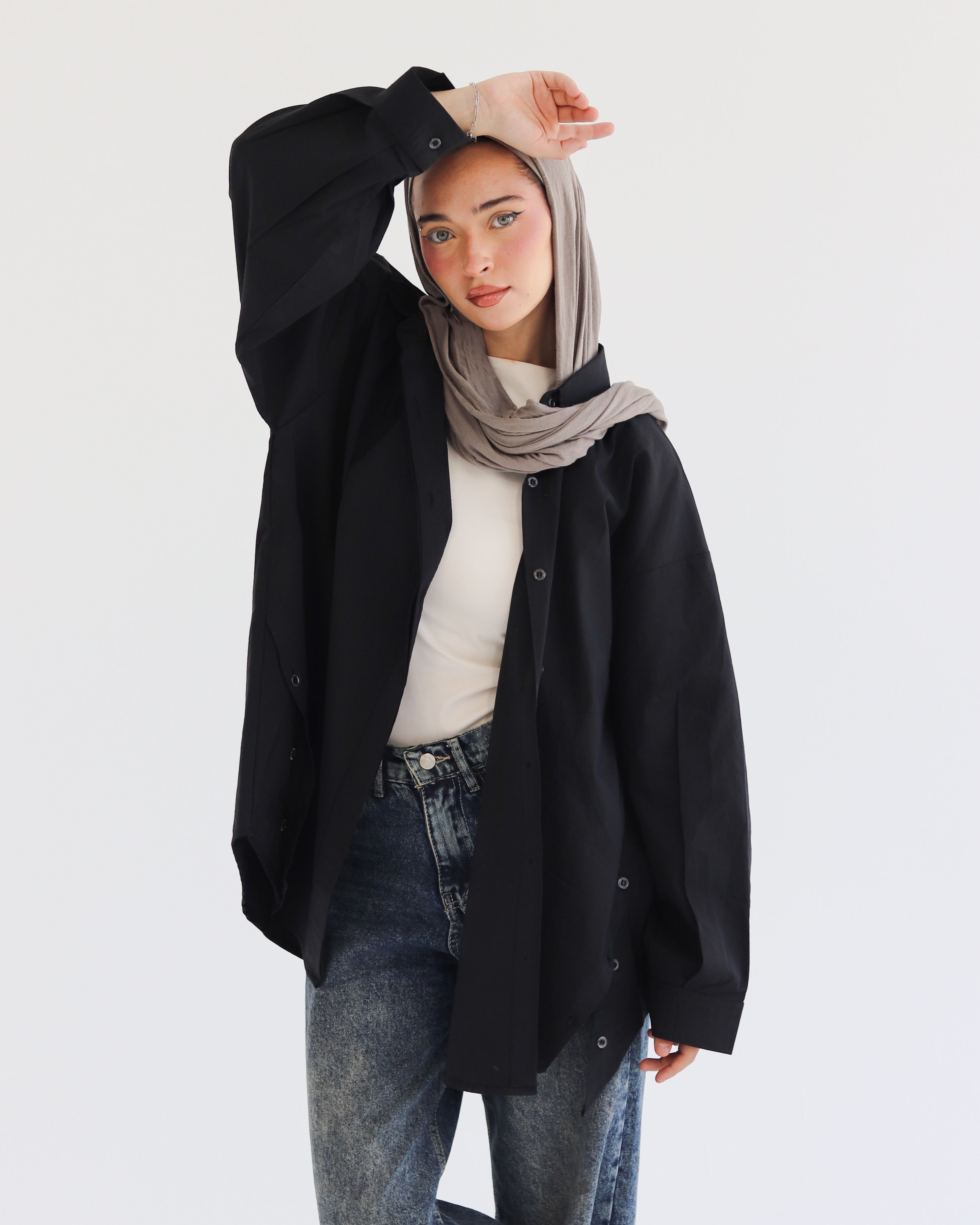 Urban Poplin Shirt - Black