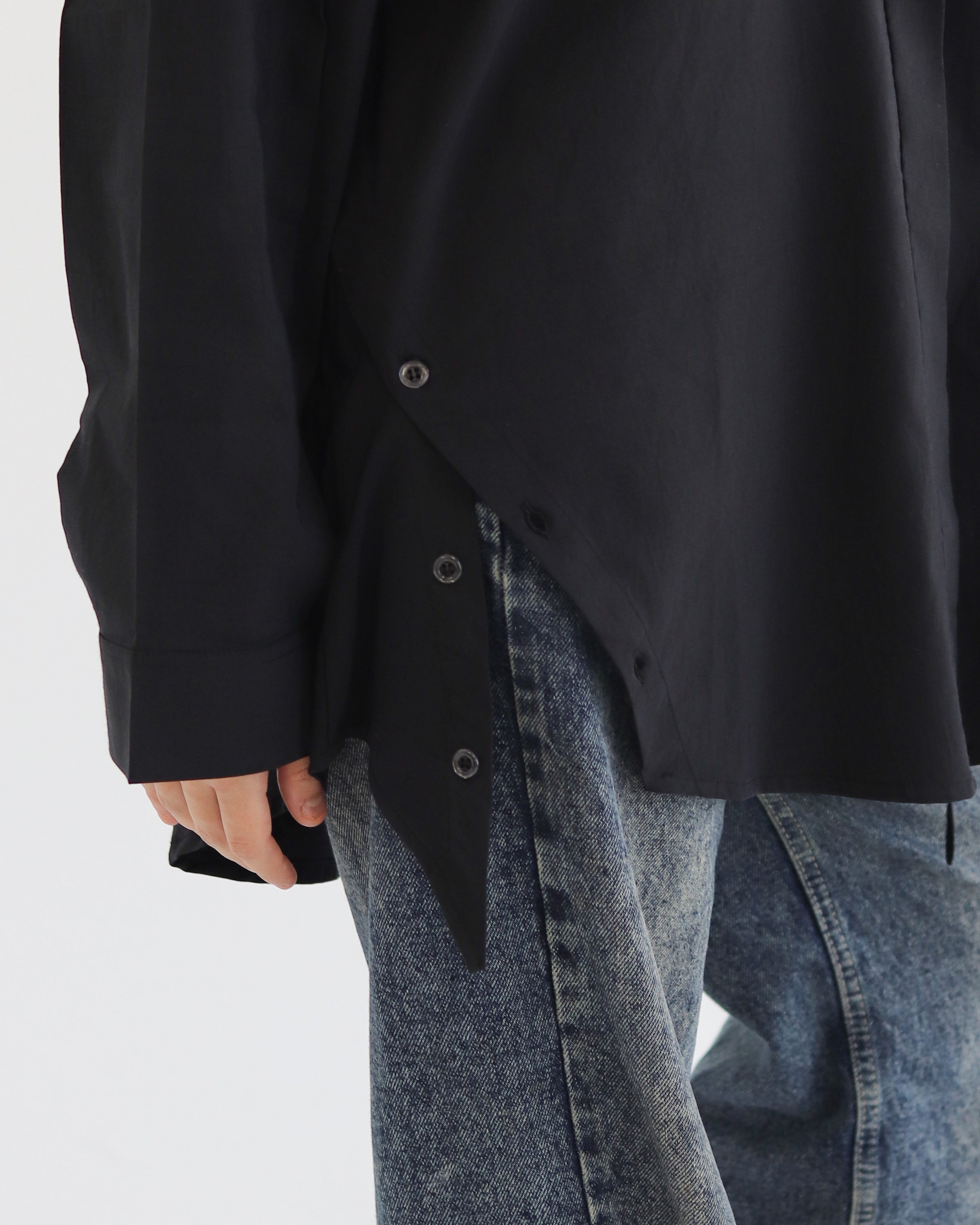 Urban Poplin Shirt - Black