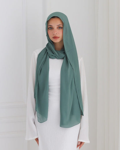 esh-esh Jungle Green Premium Diamond Hijab