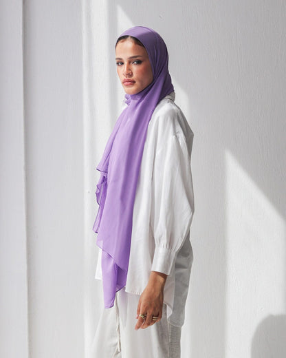 esh-esh Lilac Premium Purple Hijab