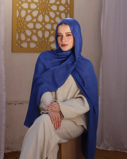 esh-esh Modal Hijab - Royal Blue