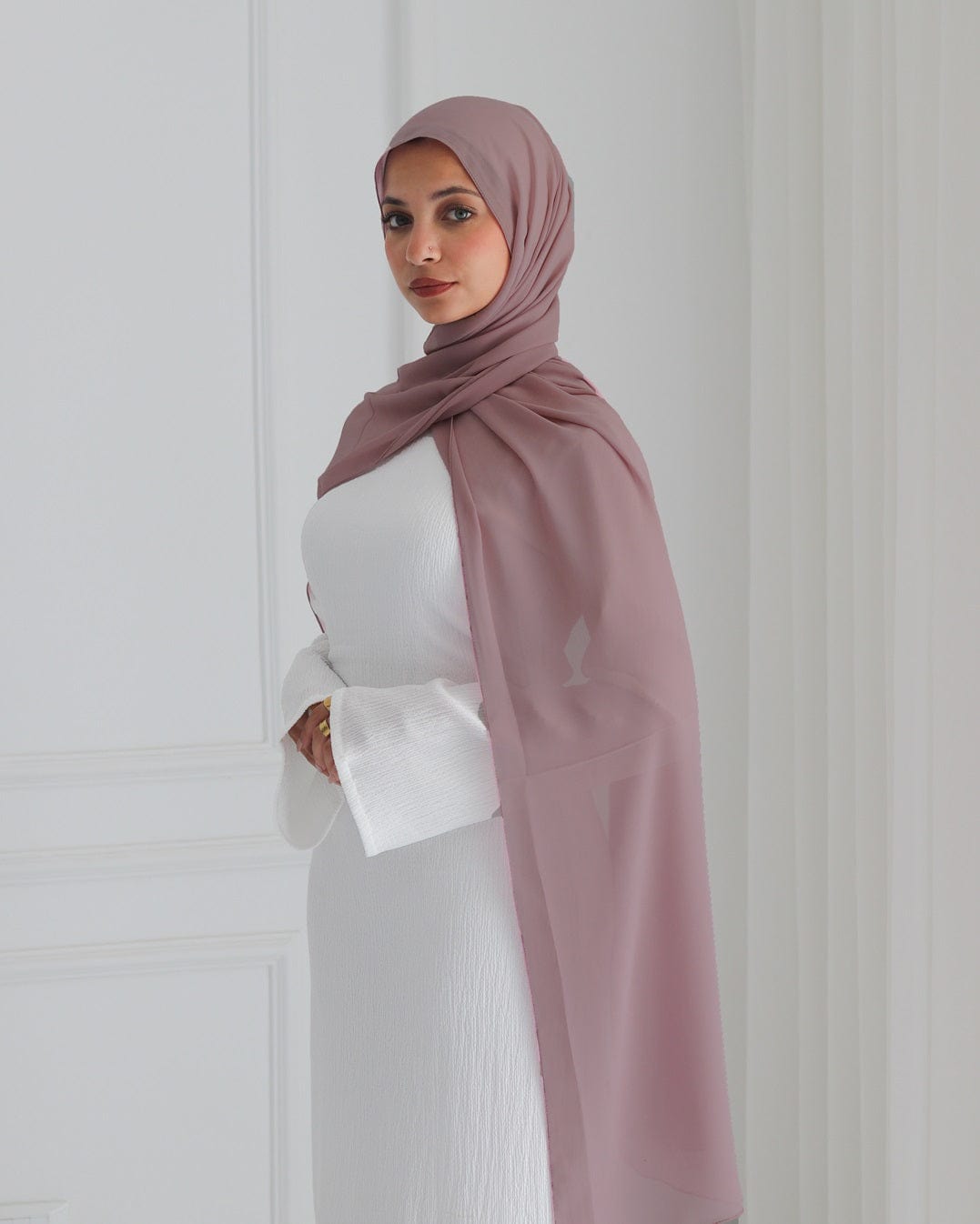 esh-esh Pastel Premium Purple Hijab