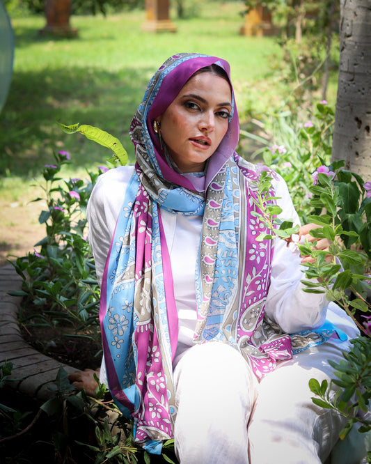 ESH ESH Purple Paisley Hijab