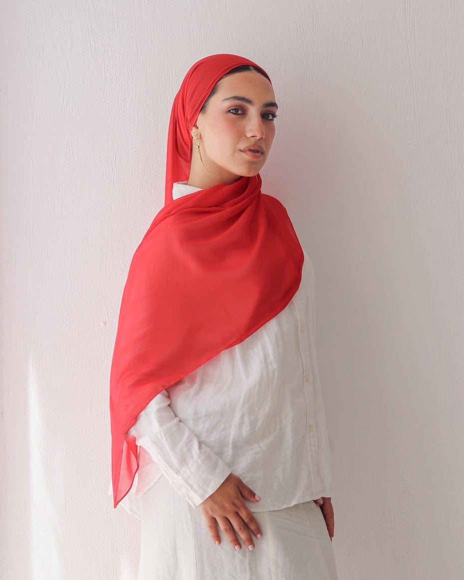 esh-esh Red Premium Red Hijab