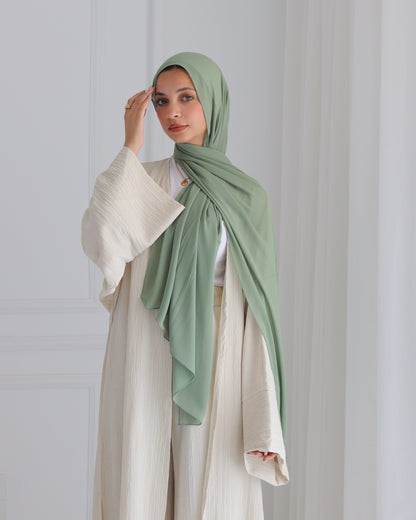 esh-esh Sea Foam Premium Forest Hijab