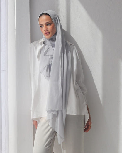 esh-esh Silver Premium Basic Hijab