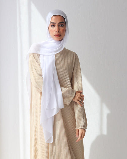 esh-esh White Premium Basic Hijab